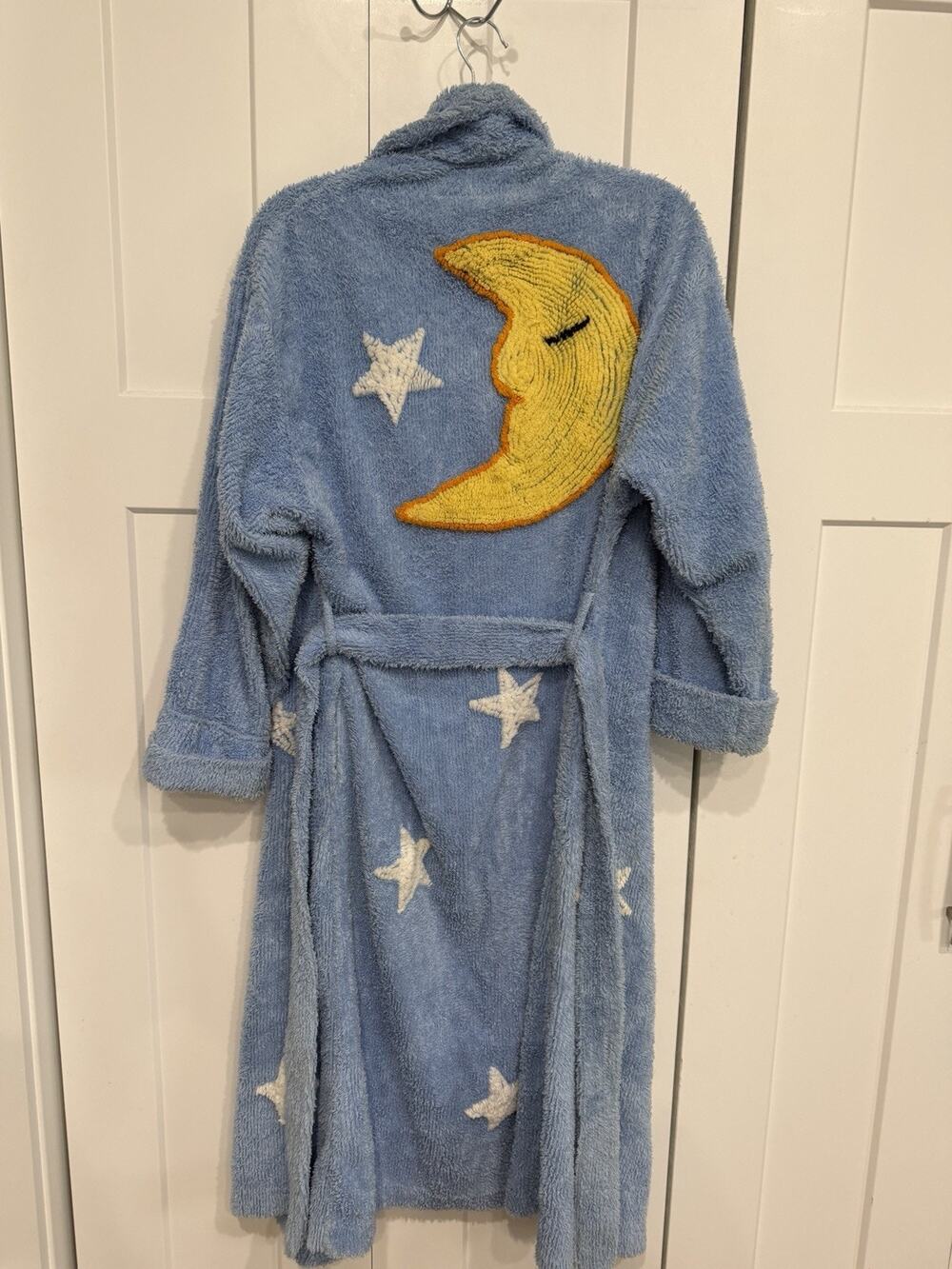 Canyon Group Chenille Robe Celestial Moon Stars Cozy Whimsy Vintage READ